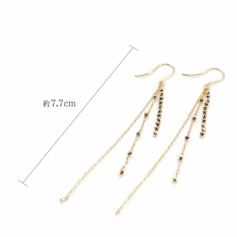 K18YG ロング フックピアス_05