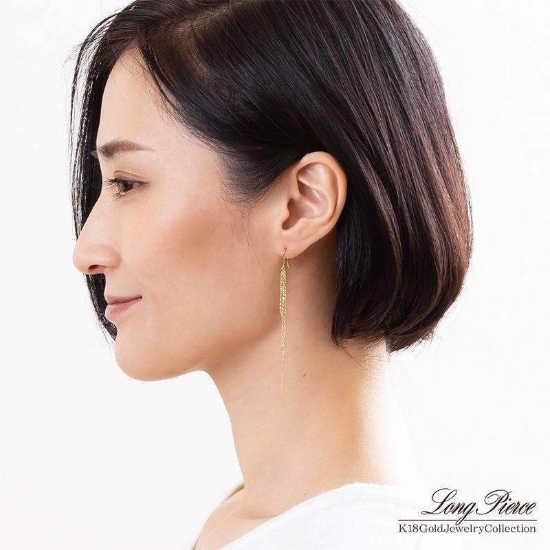 K18YG ロング フックピアス_09