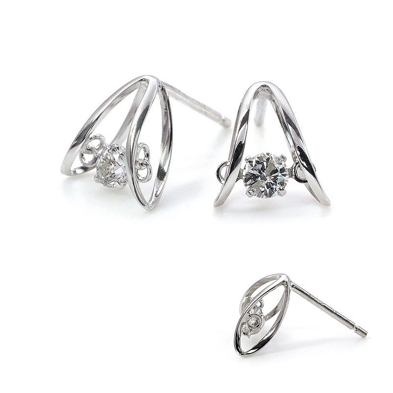 K18WG ダンシングストーン ダイヤモンドピアス_02