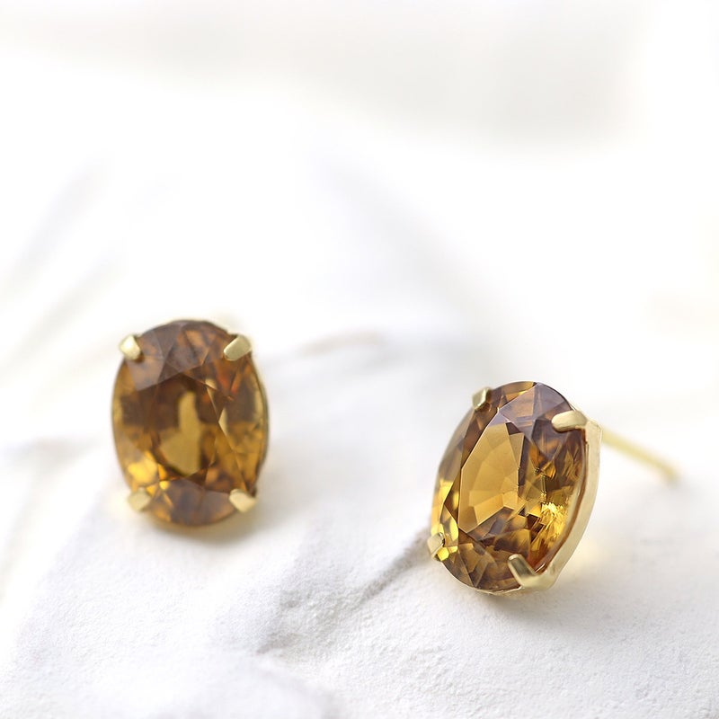 K18YG オレンジジルコン ピアス_02