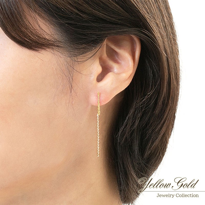 K18YG ロング ピアス_05