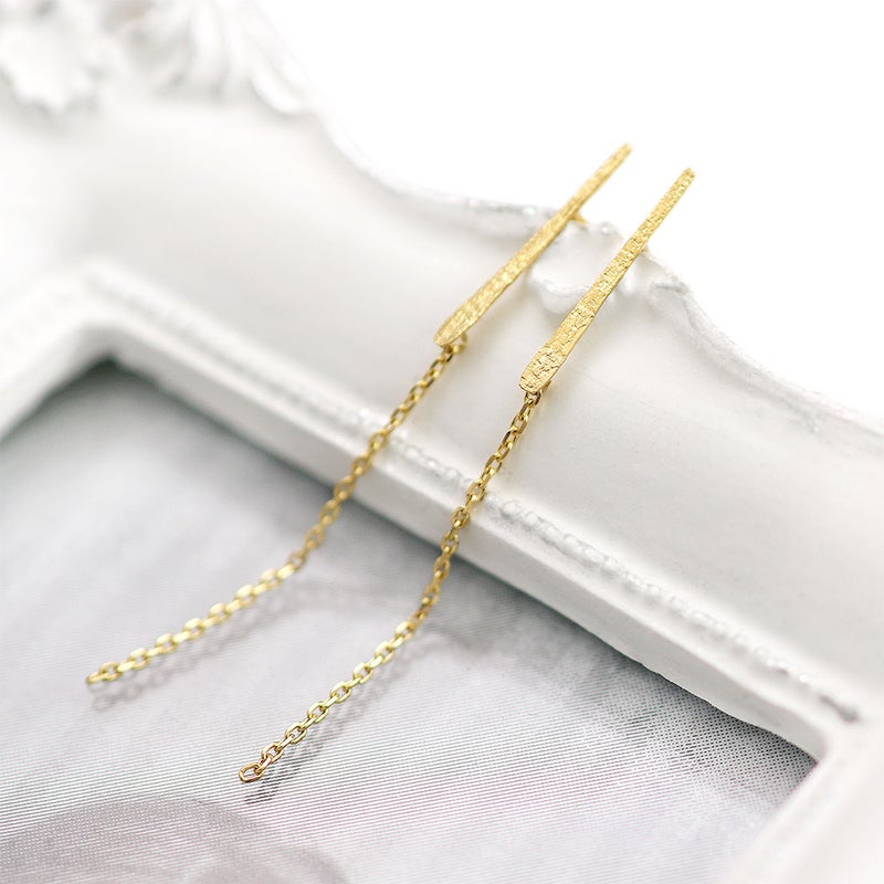 K18YG ロング ピアス_11