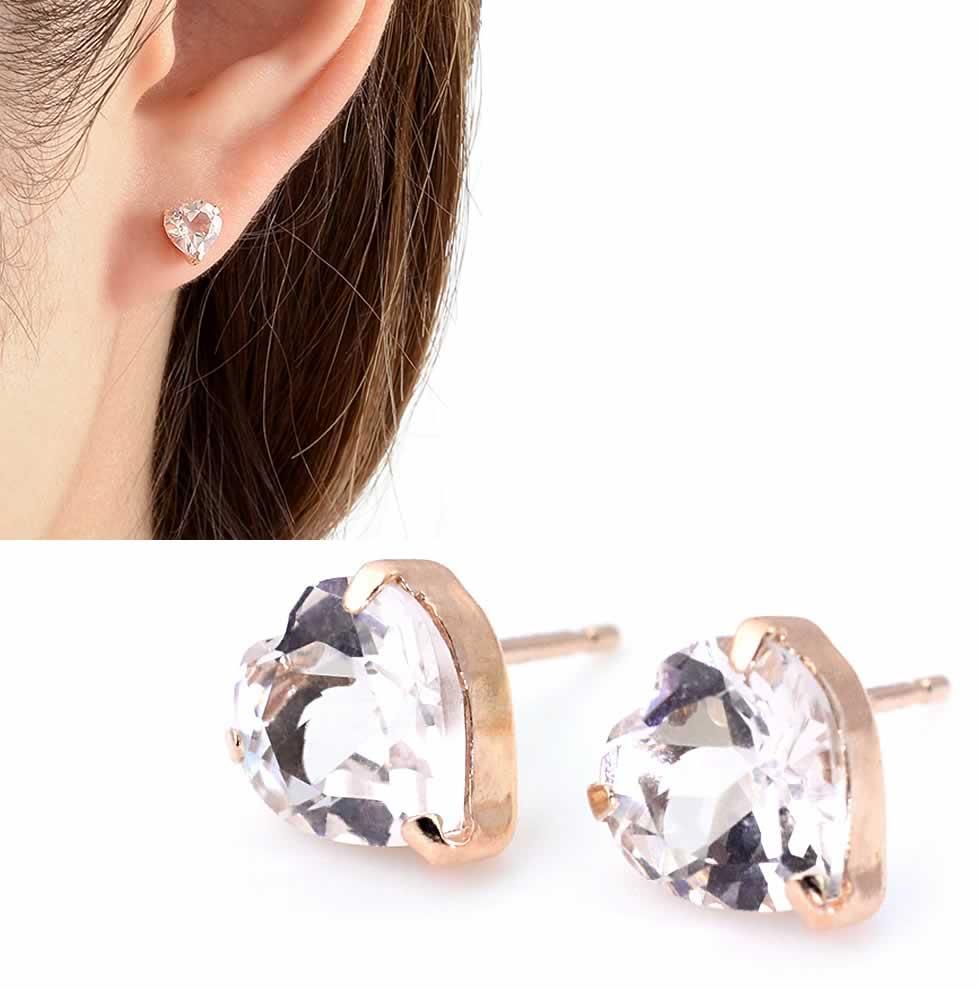 K18PG モルガナイト ハートピアス_03