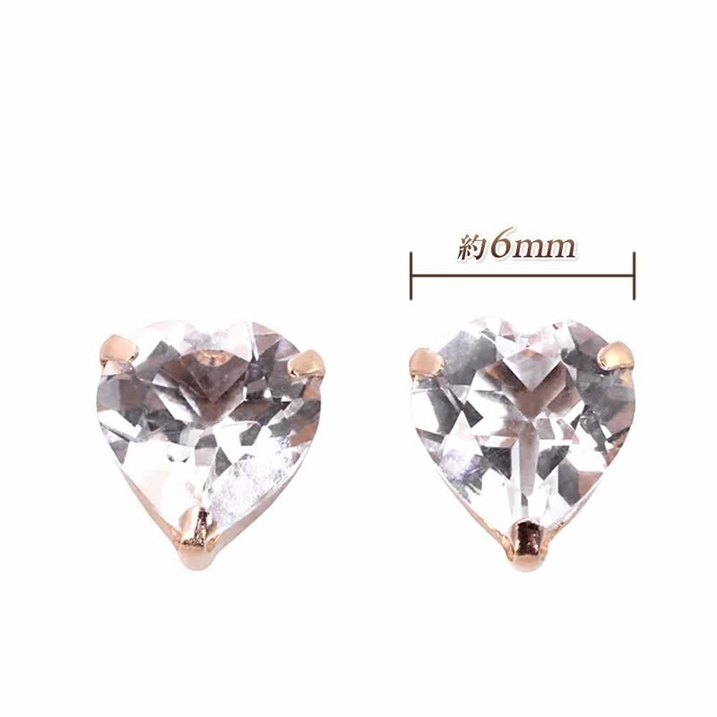 K18PG モルガナイト ハートピアス_04