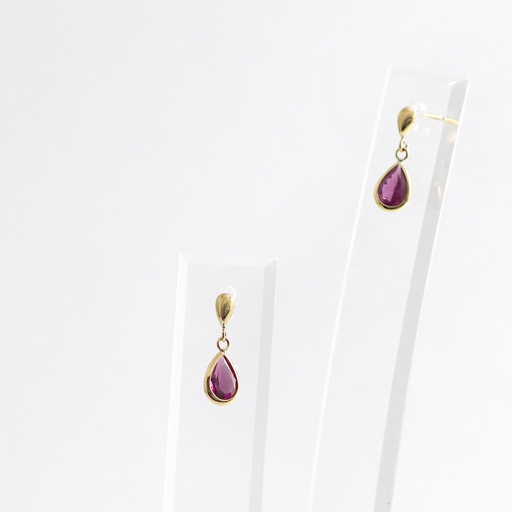 K18YG ロードライトガーネット ピアス_11