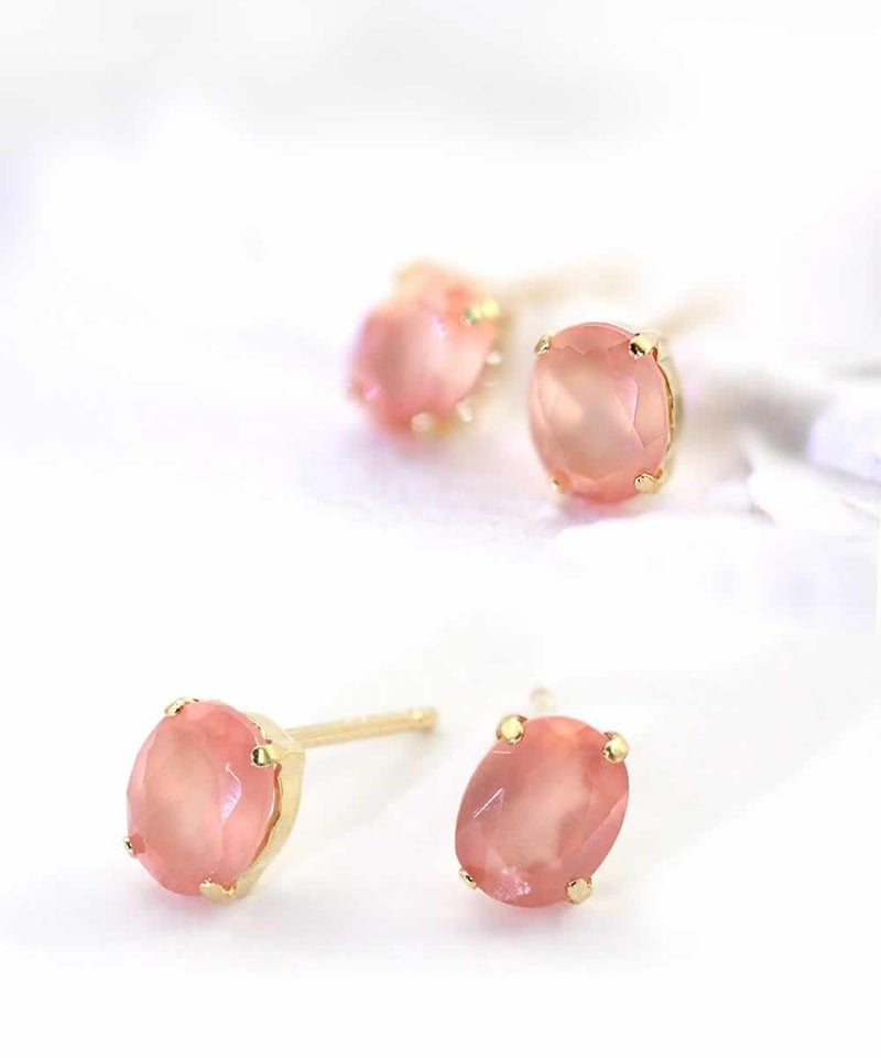 K18YG ロードクロサイト ピアス_03