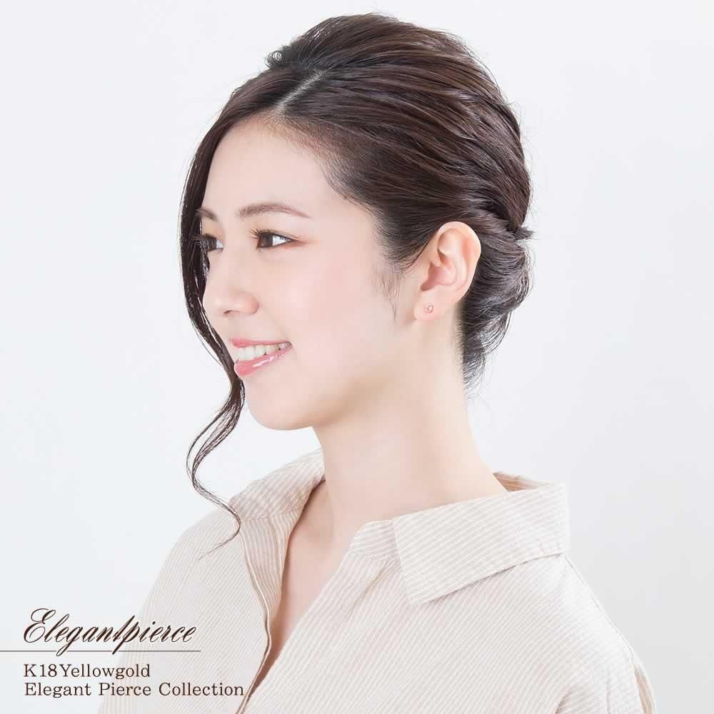 K18YG ロードクロサイト ピアス_04
