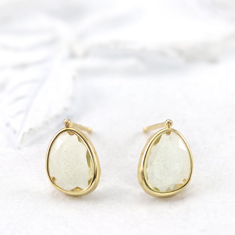 K18YG レモンクォーツ ピアス_11