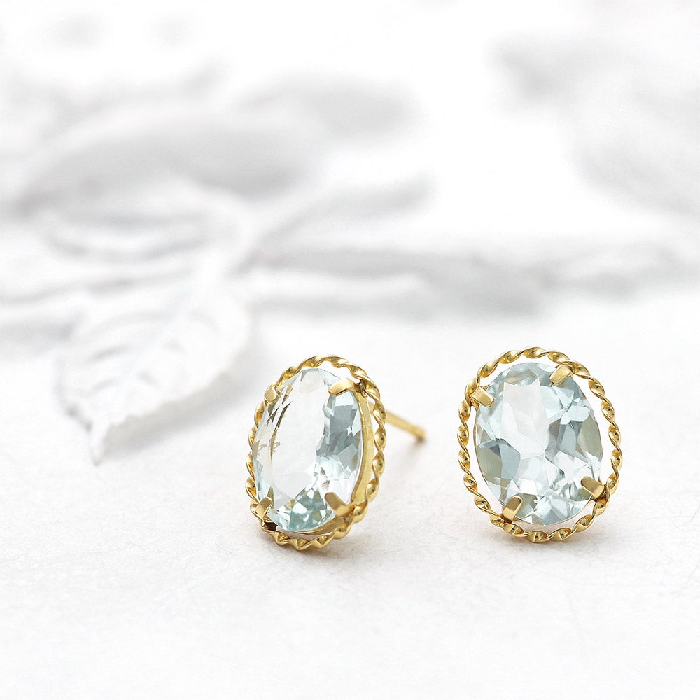 K18YG アクアマリン ピアス_02