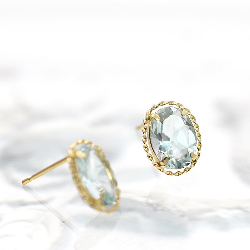 K18YG アクアマリン ピアス_03