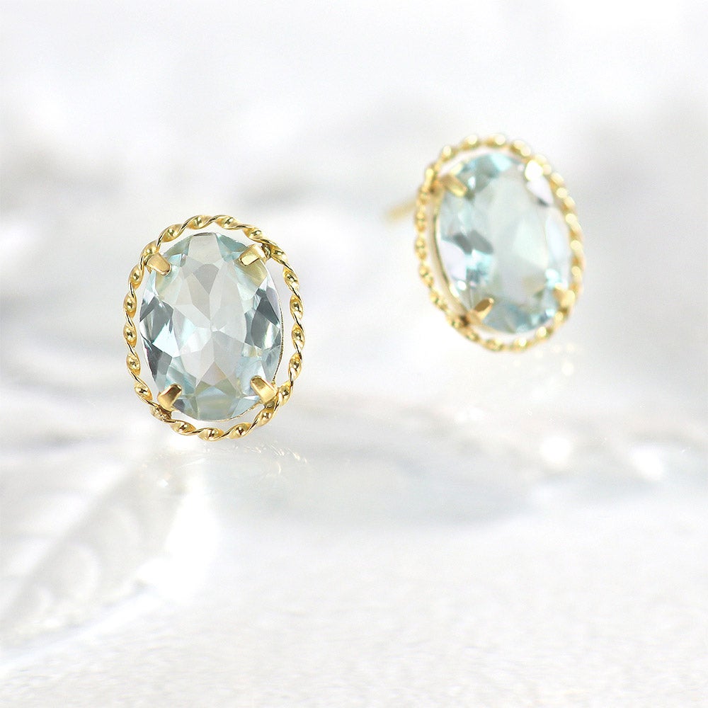 K18YG アクアマリン ピアス_04