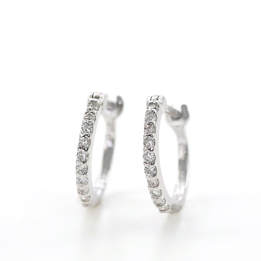 K18WG ダイヤモンド フープピアス_04