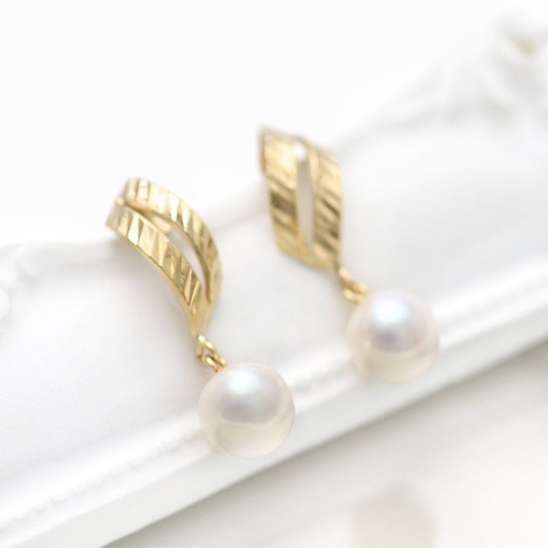 K18YG 淡水真珠 ピアス_09