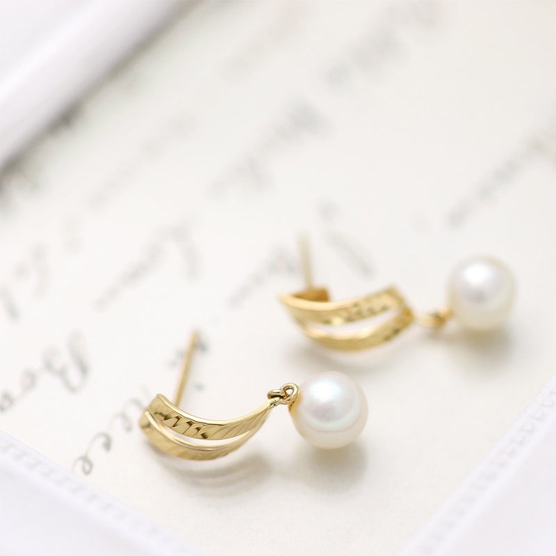 K18YG 淡水真珠 ピアス_11