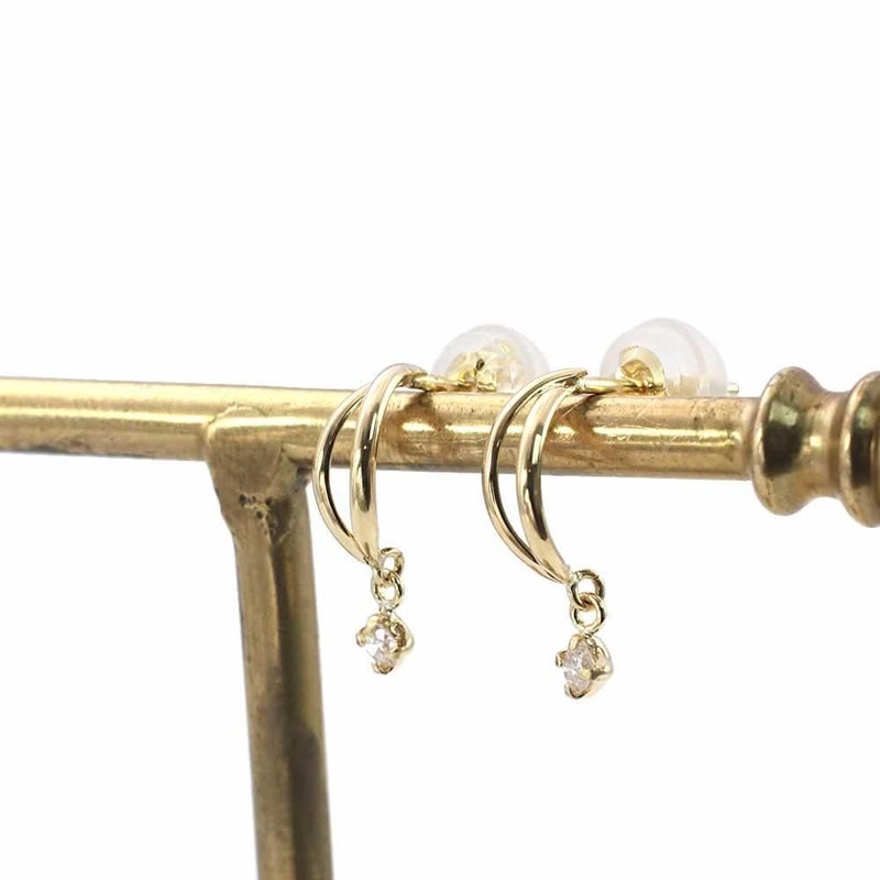 K18YG ダイヤモンド ピアス_02