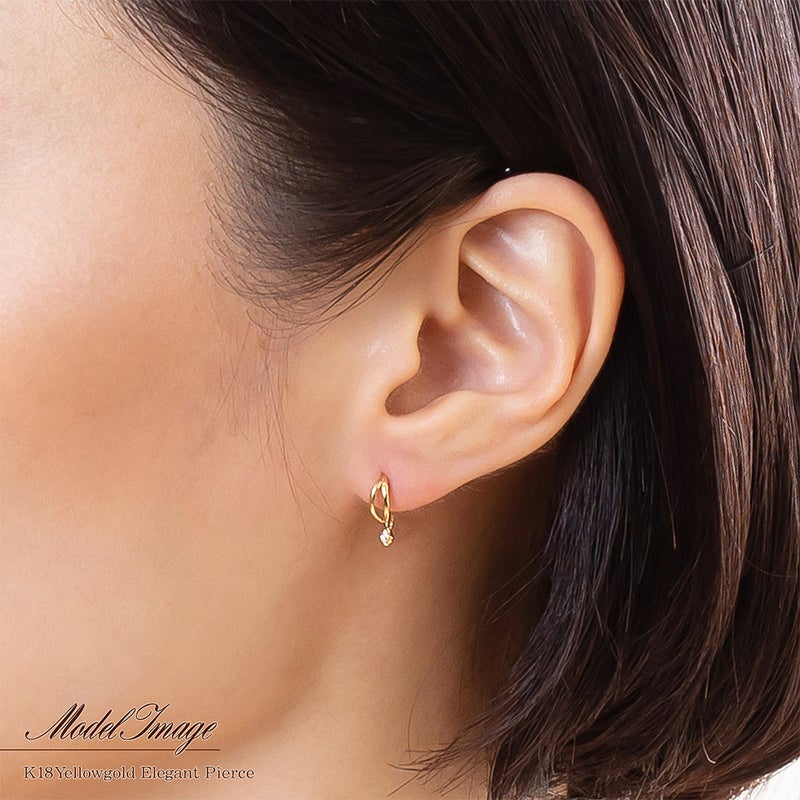 K18YG ダイヤモンド ピアス_04
