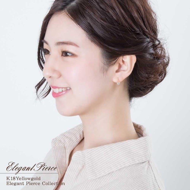 K18YG ブルートパーズ ピアス 11月の誕生石_04