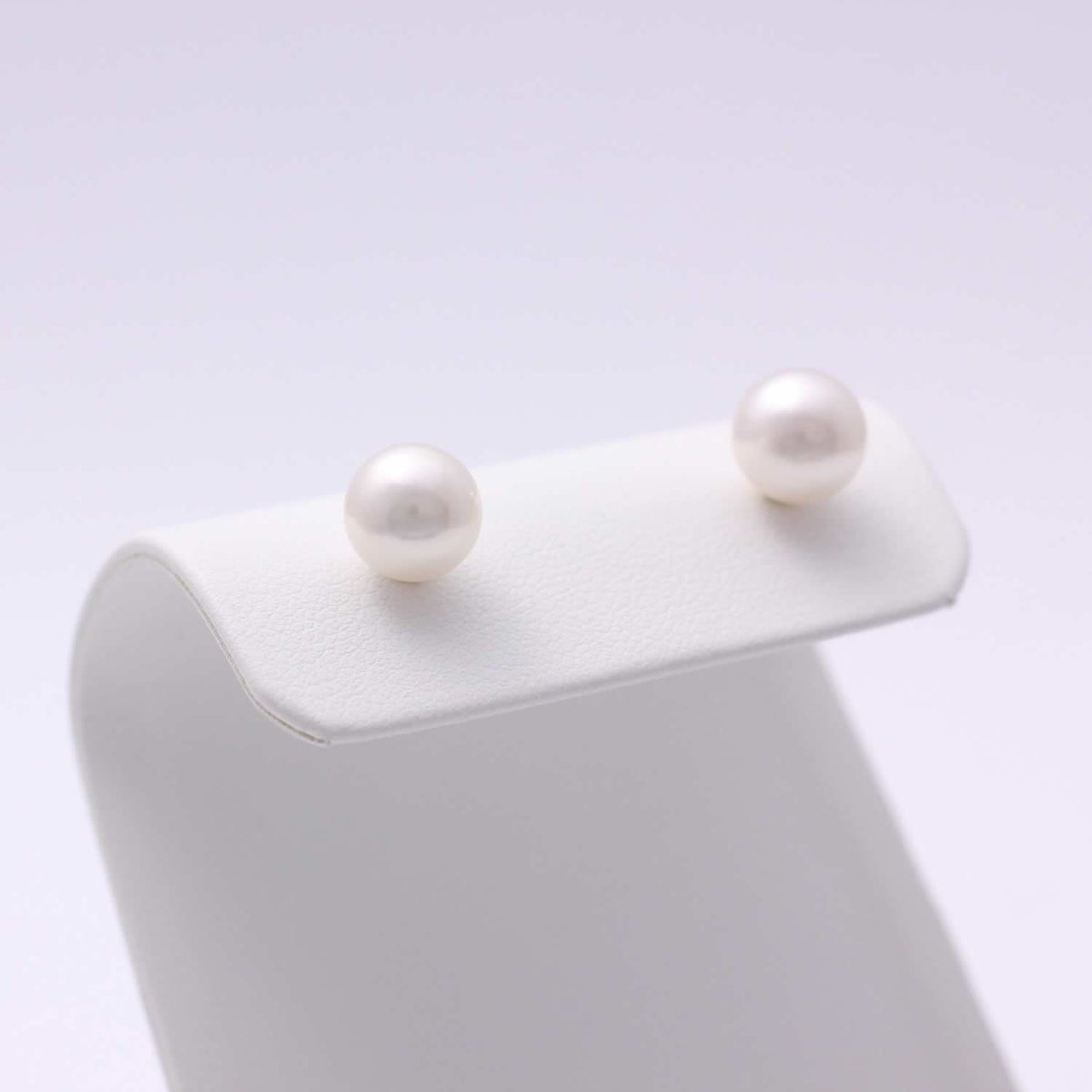 K18YG アコヤ真珠 約8ｰ8.5mm 一粒ピアス（両耳用）_03