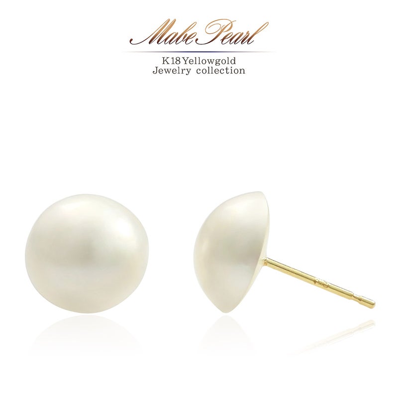 K18YG マベパール ピアス_01