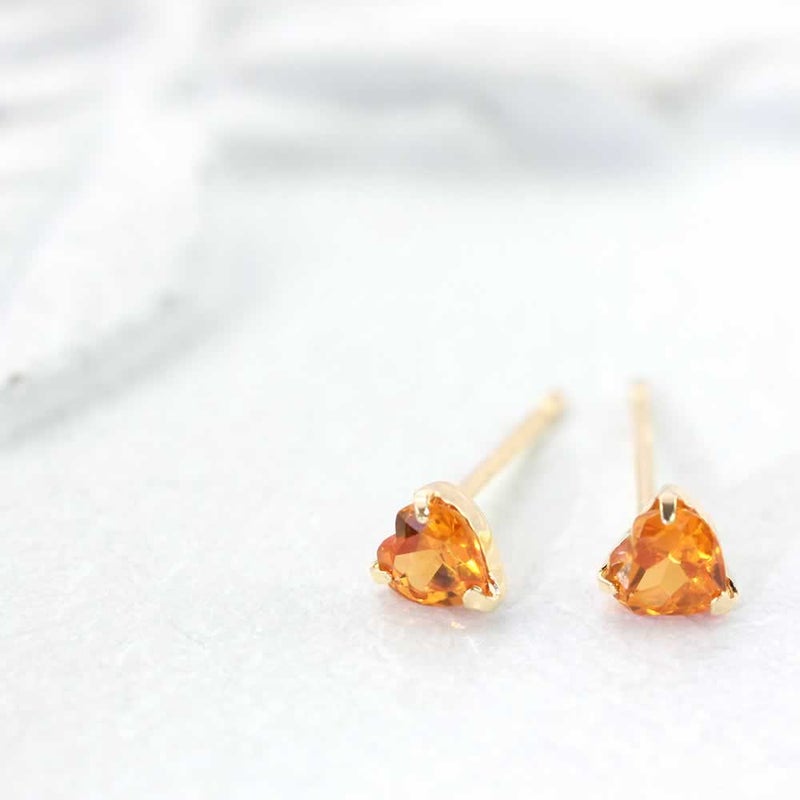 K18YG マンダリンガーネット ピアス_02