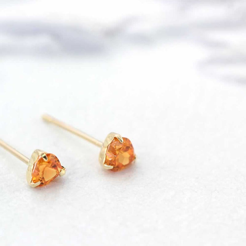 K18YG マンダリンガーネット ピアス_03