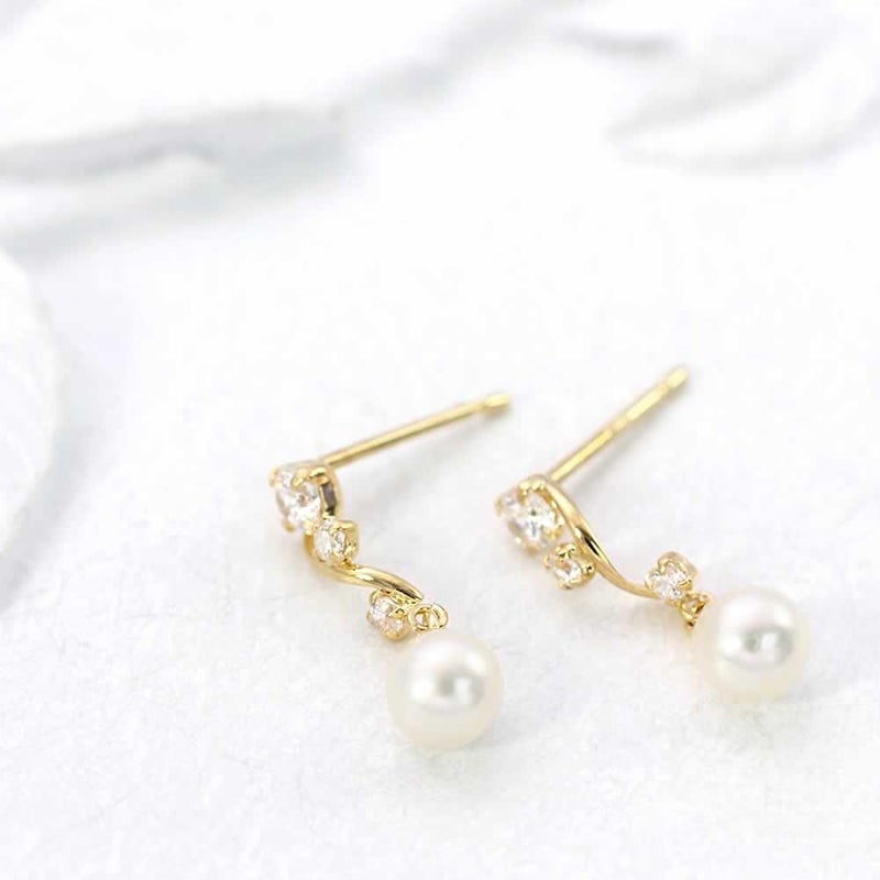 K18YG 淡水真珠 ドロップピアス_02