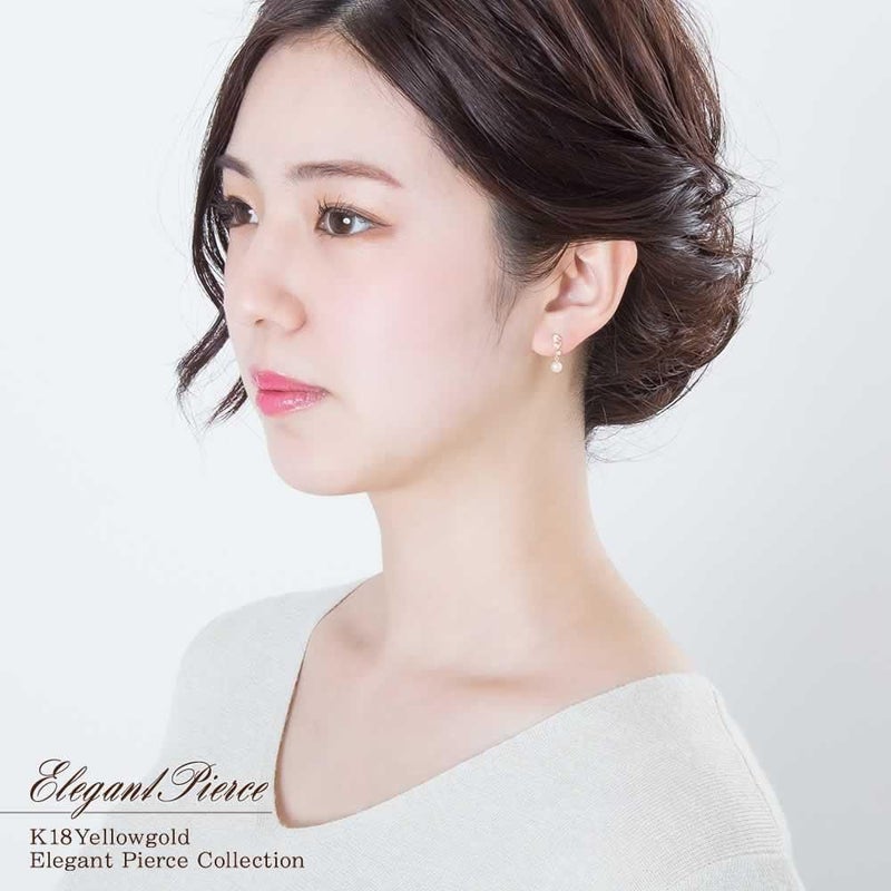 K18YG 淡水真珠 ドロップピアス_04