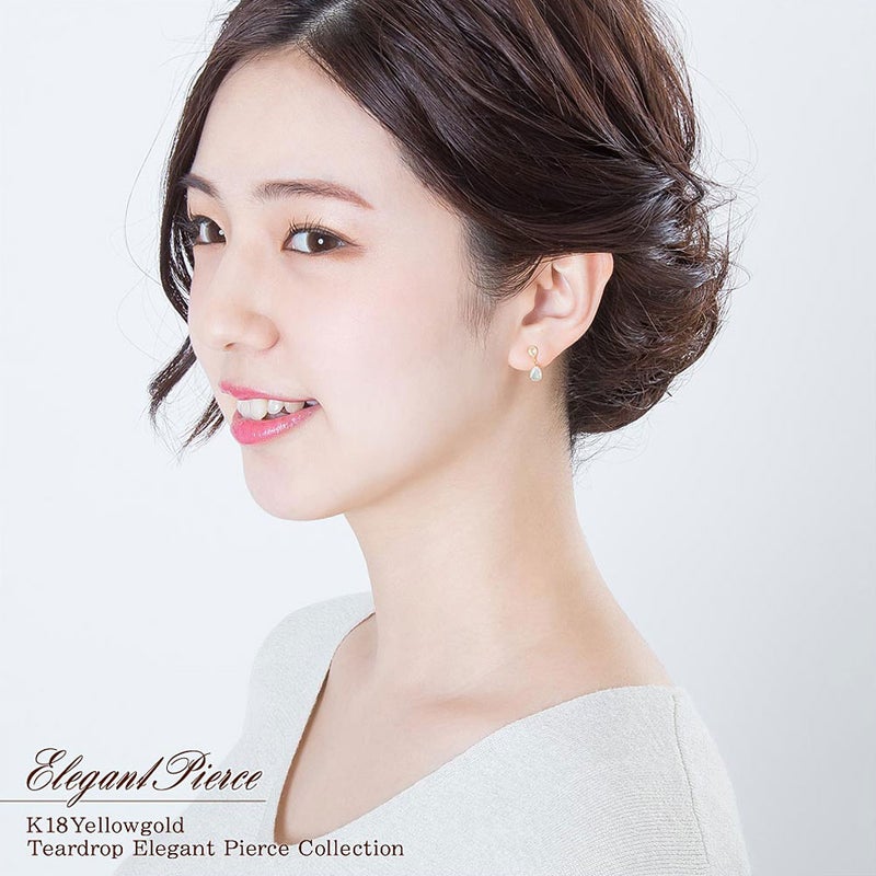 K18YG エチオピアオパール ピアス 10月の誕生石_04