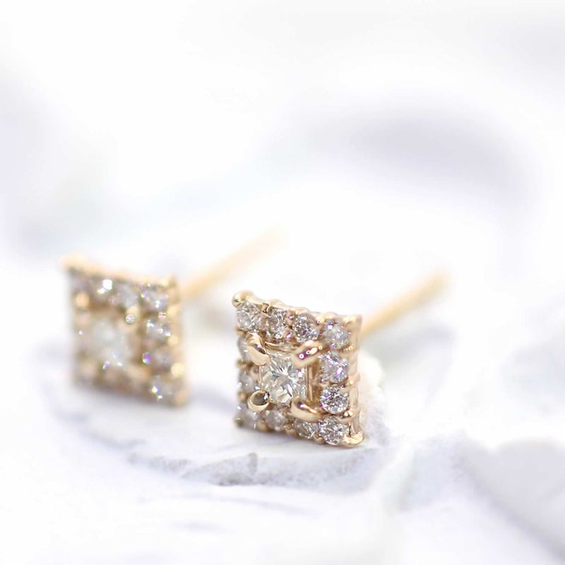 K18PG ダイヤモンド ピアス  【製作期間：約30日】_03