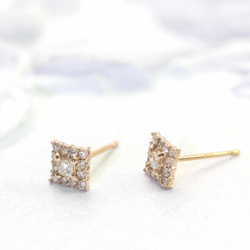 K18PG ダイヤモンド ピアス  【製作期間：約30日】_05