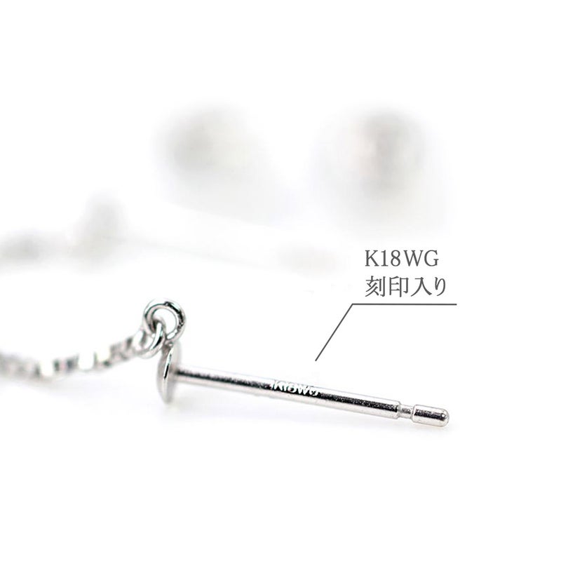 K18WG アクアマリン＆ダイヤモンド ピアス_05