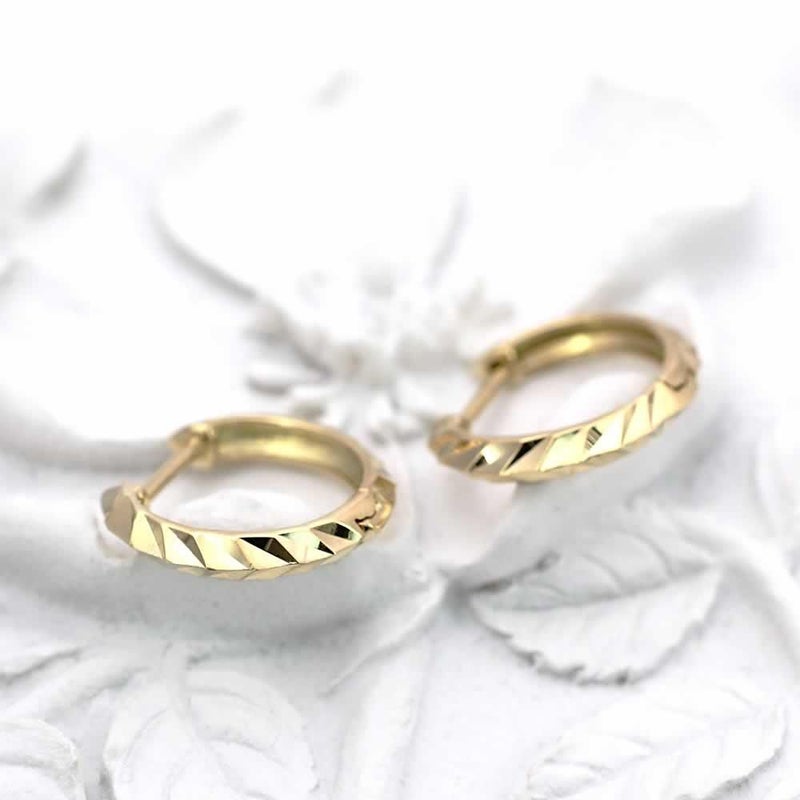 K18YG フープピアス_02