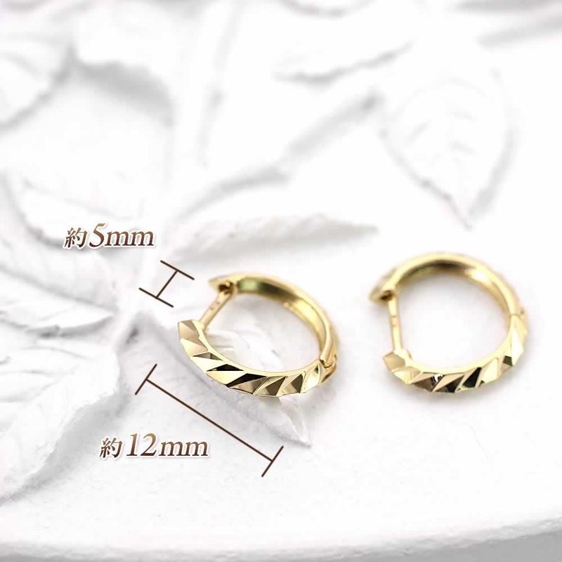 K18YG フープピアス_04