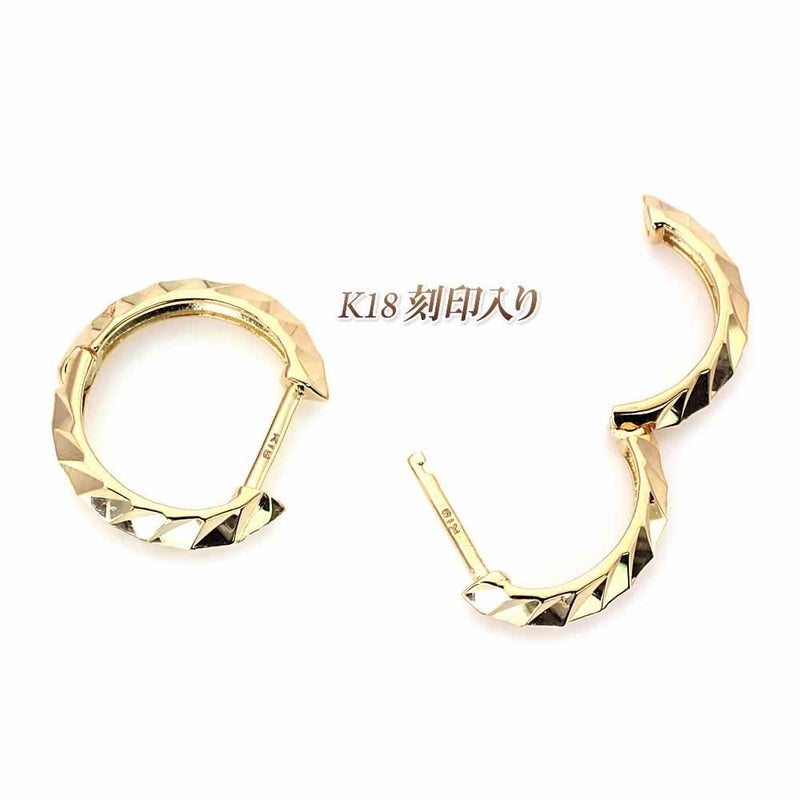 K18YG フープピアス_05