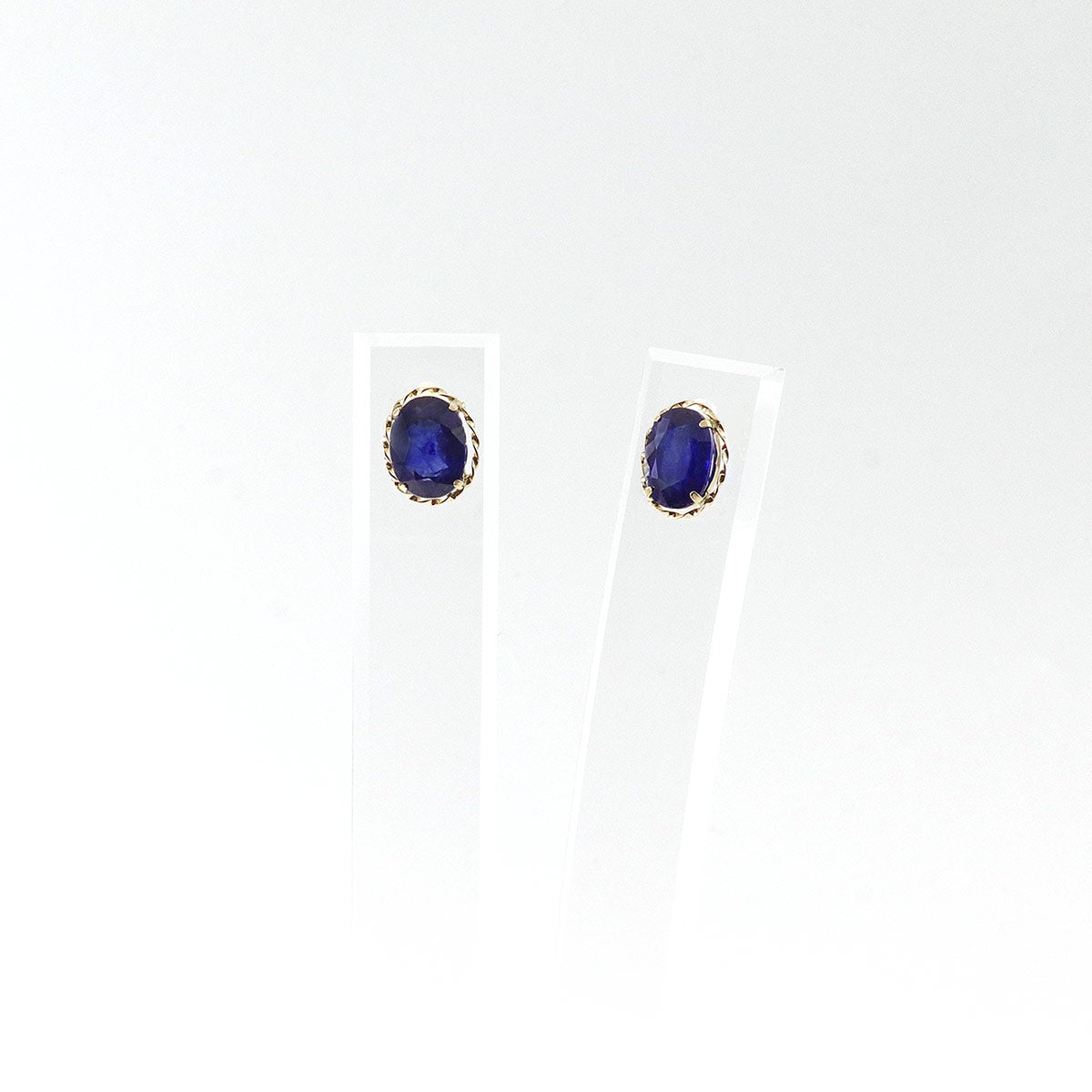 K18YG サファイア ピアス / ルビー ピアス 9月誕生石_12