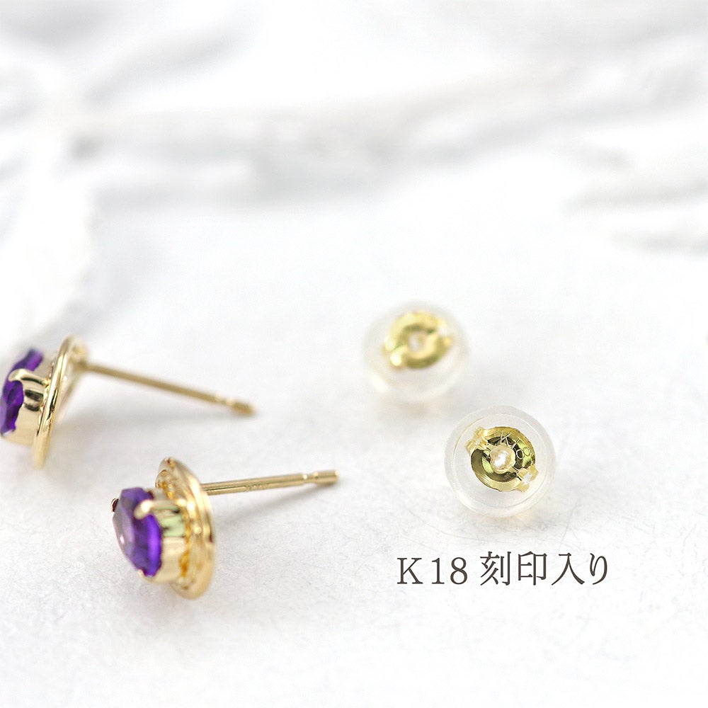 K18YG アメジスト ピアス_09