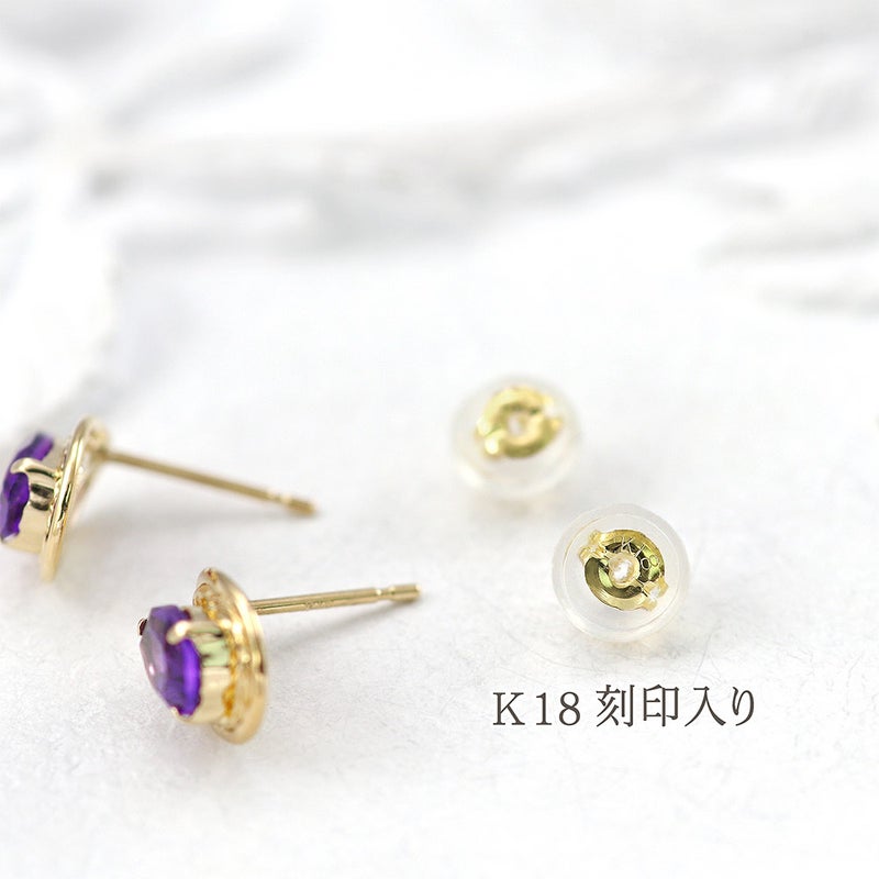 K18YG アメジスト ピアス_09