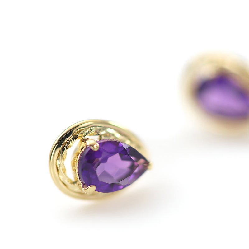 K18YG アメジスト ピアス_10