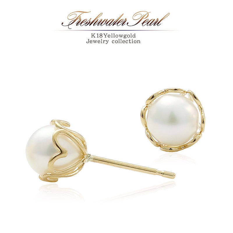K18YG 淡水真珠 ピアス_01