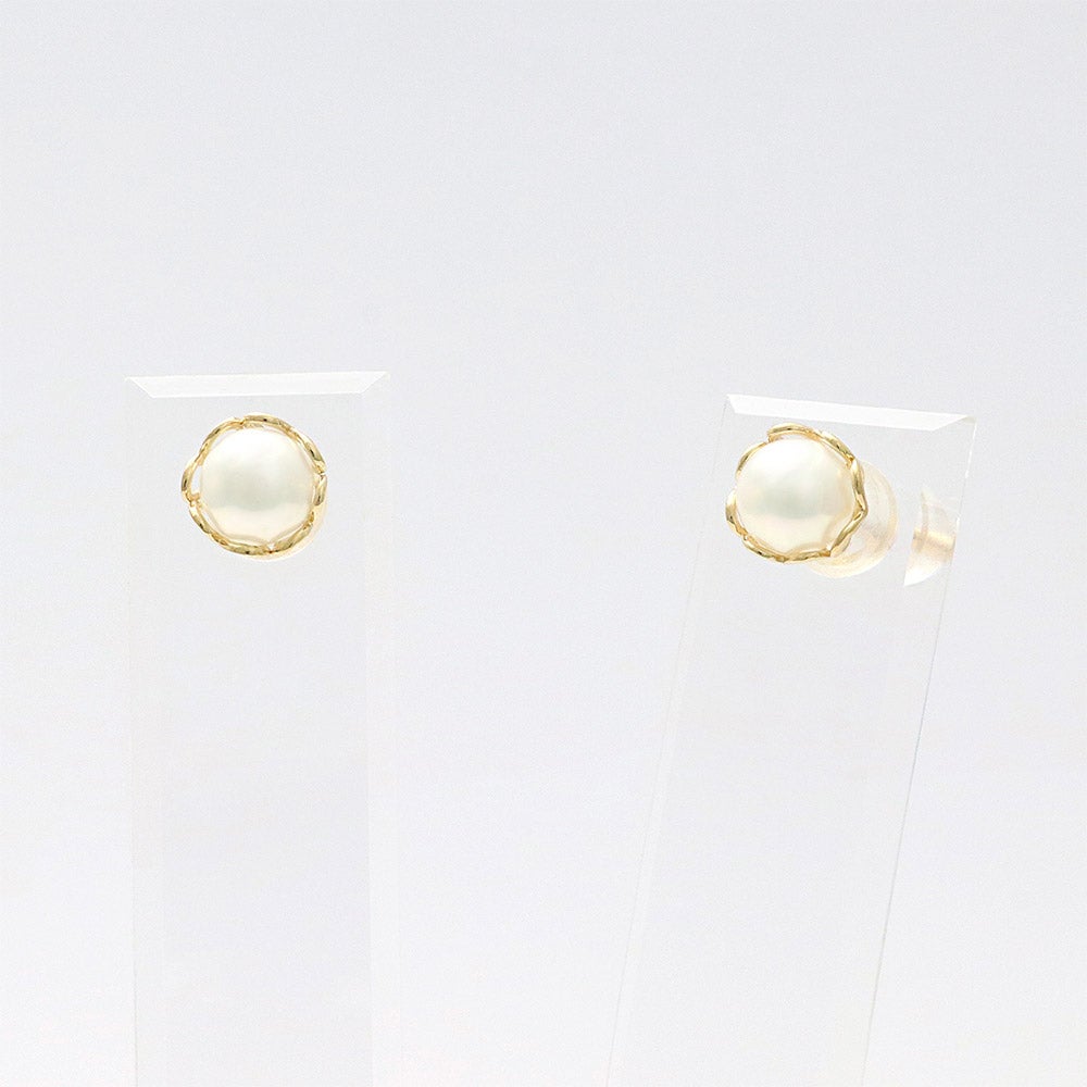 K18YG 淡水真珠 ピアス_11