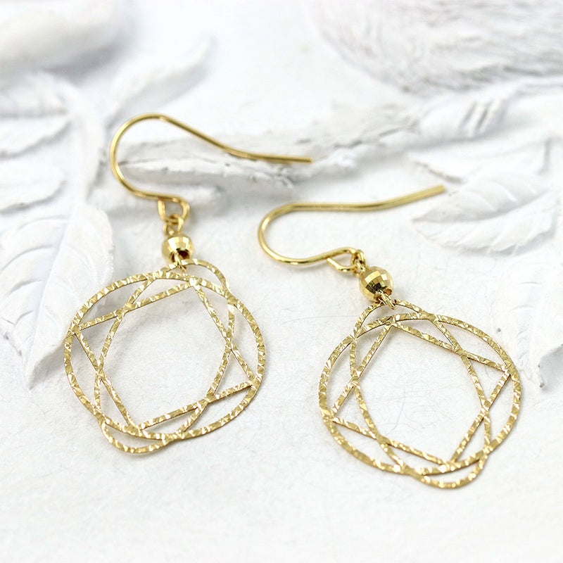 K18YG 透かし フックピアス_02