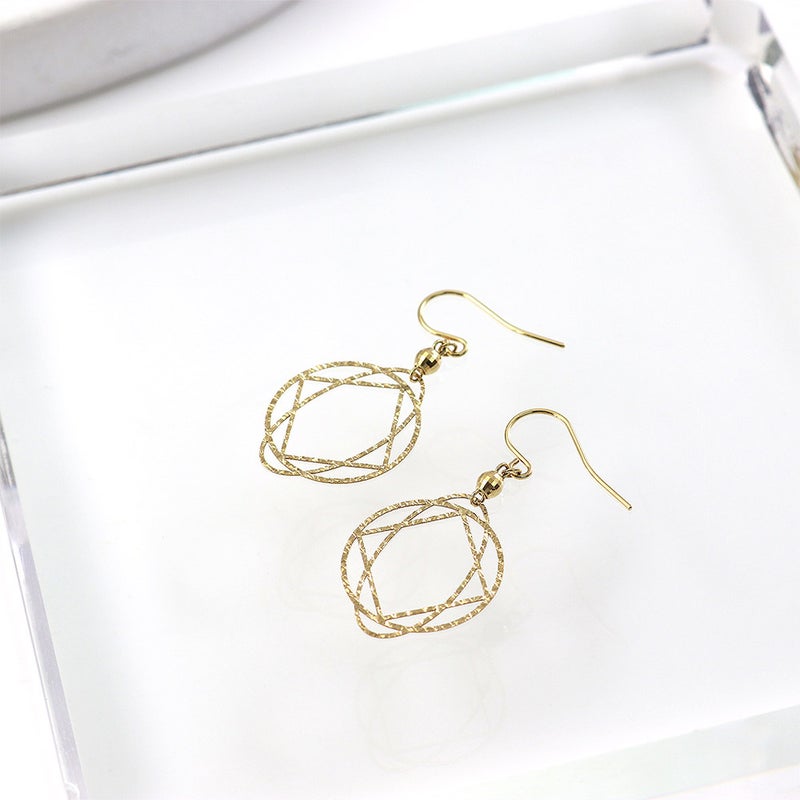 K18YG 透かし フックピアス_09