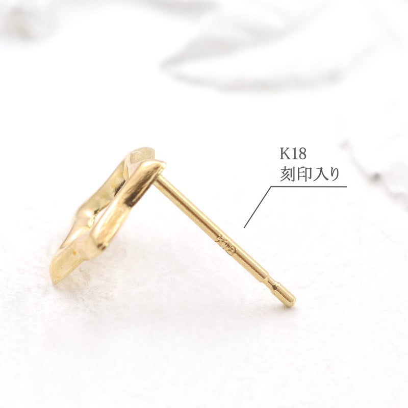 K18YG 星モチーフ ピアス_05