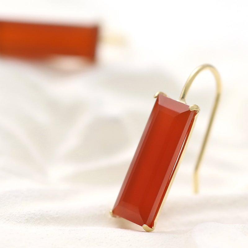 K18YG カーネリアン ピアス_10