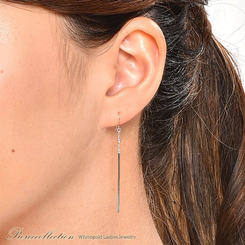 K18WG ロングフックピアス_05