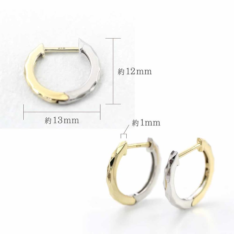 K18YG/WG リバーシブル フープピアス_05