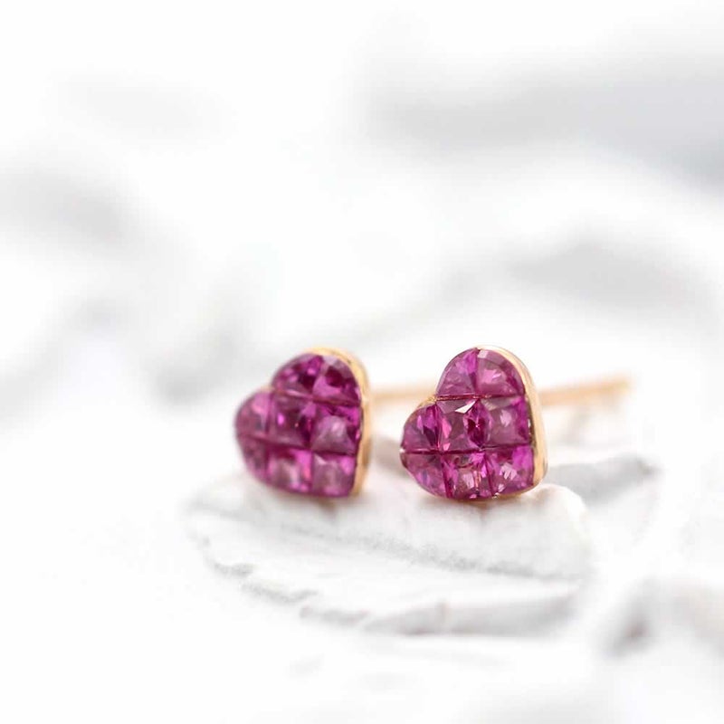 K18PG ルビー ピアス_02