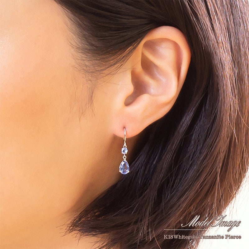 K18WG タンザナイト フックピアス_05