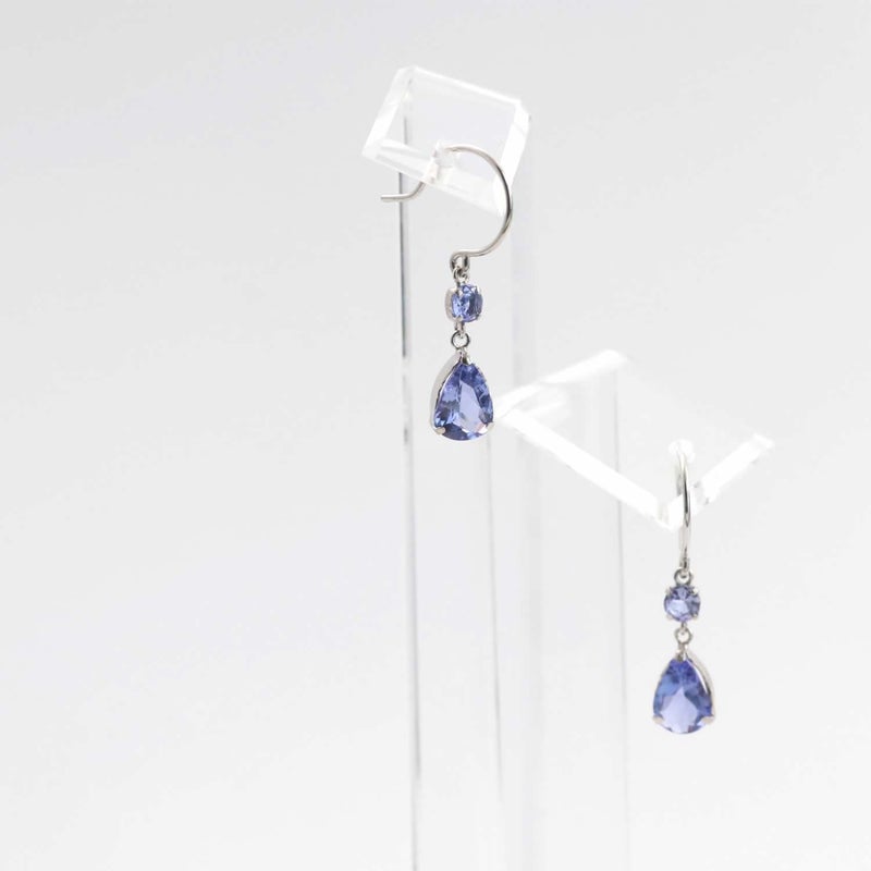 K18WG タンザナイト フックピアス_09