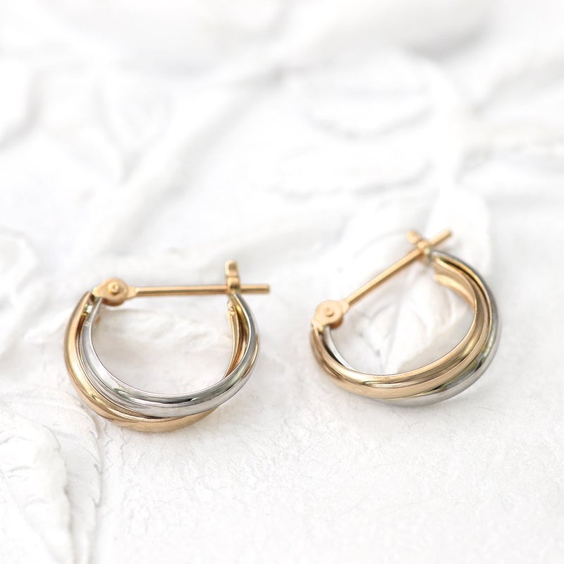 K18PG/K14WG フープピアス_02